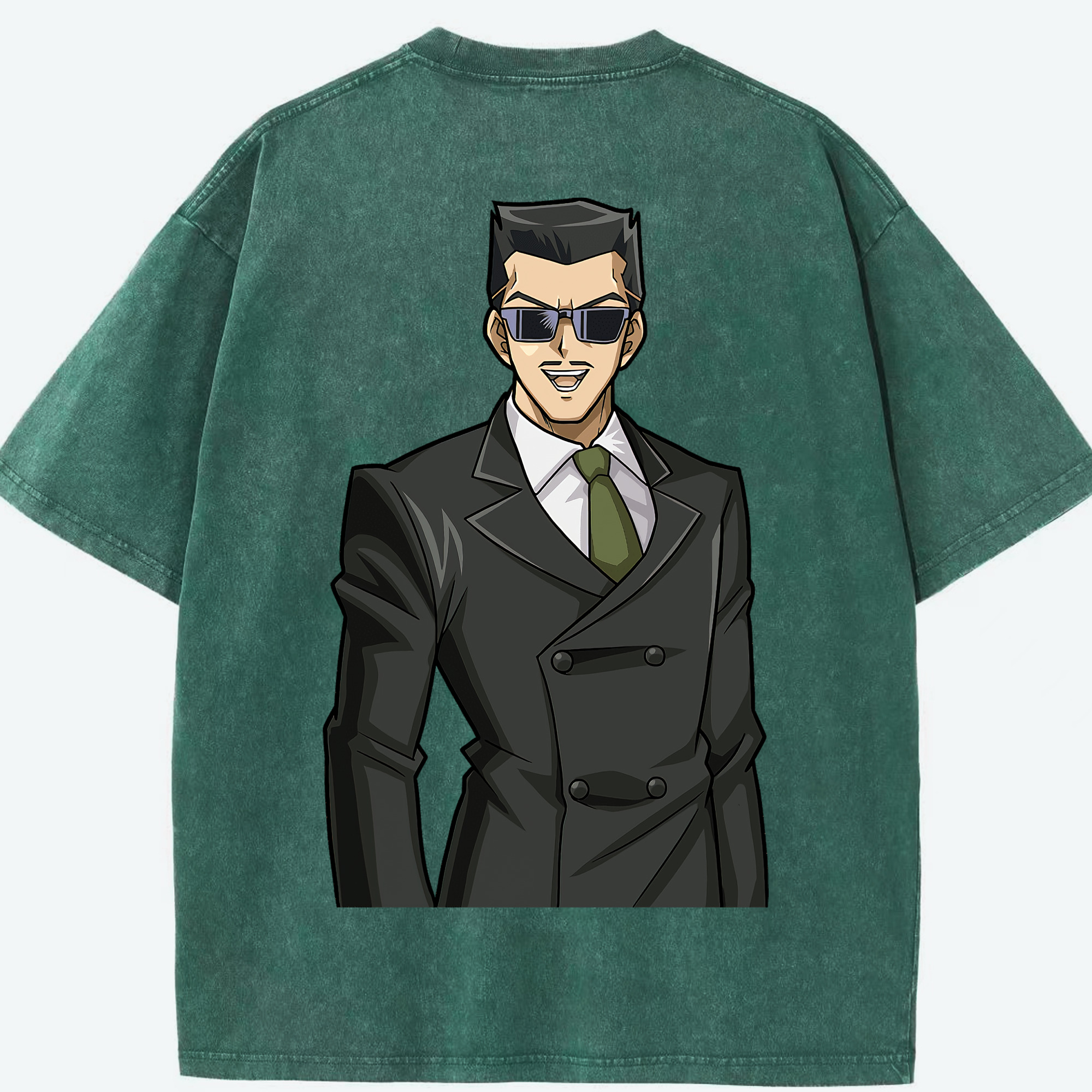 （画像用） 遊☆戯☆王 Yu-Gi-Oh! 綿100% ヴィンテージ風 半袖Tシャツ（背面プリント）